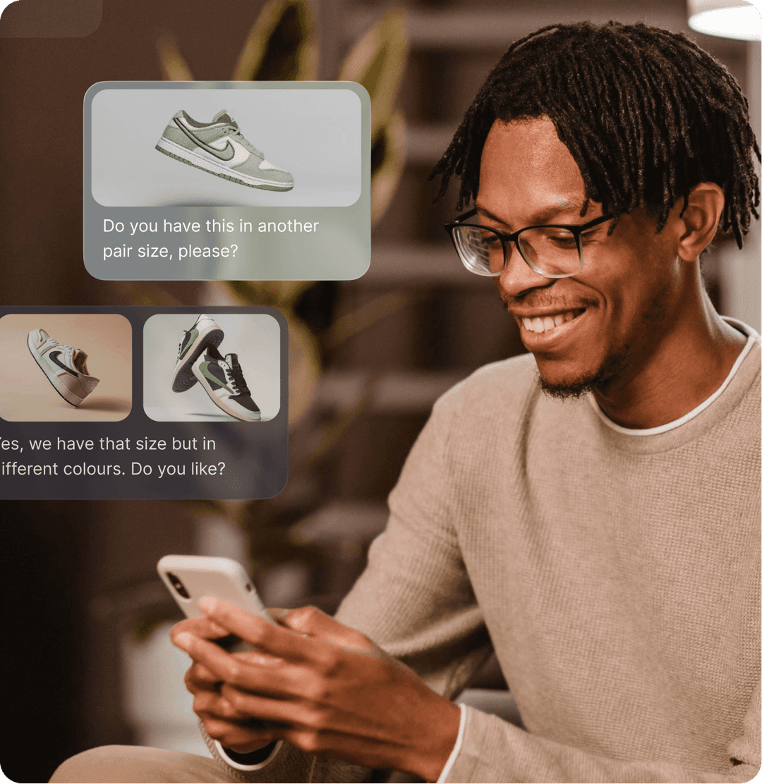 Chat and shop seamlessly